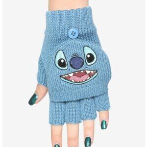 Hot Topic Disney Lilo & Stitch Glomitts NWT Fingerless Mitten Gloves One Size